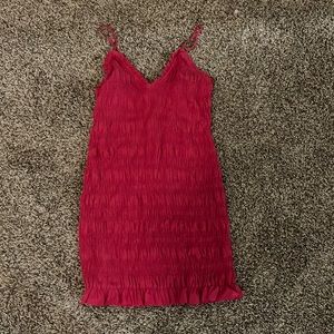 Hot pink H&M short dress. Very stretchy and comfortable. Only worn once.